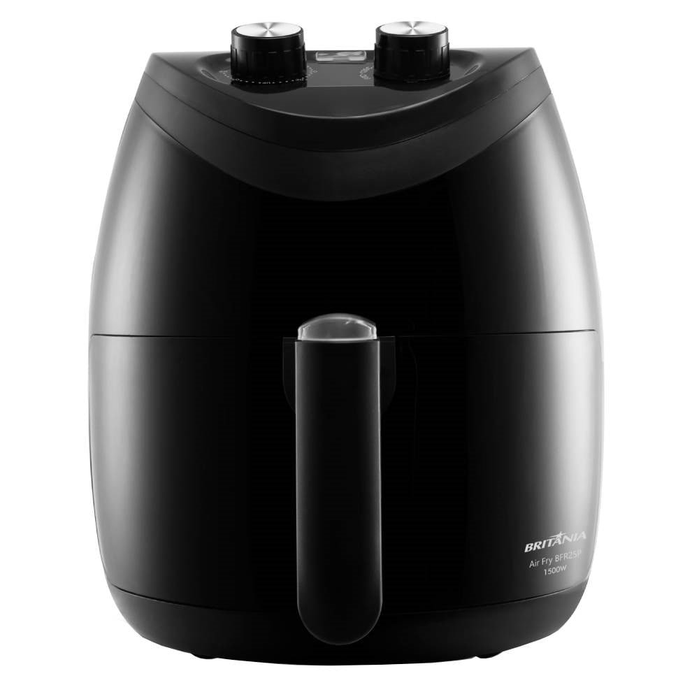 Fritadeira Air Fryer Britânia BFR25P, 4 Litros, 1500W, Preto eFácil