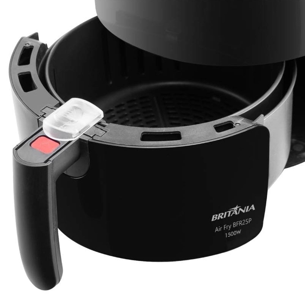 Fritadeira Air Fryer Britânia BFR25P, 4 Litros, 1500W, Preto eFácil