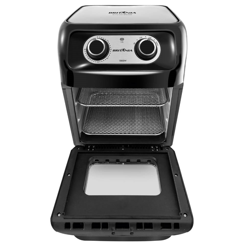 Fritadeira Air Fryer Britânia Oven BFR2300P, 12 Litros, 1800W, Preto