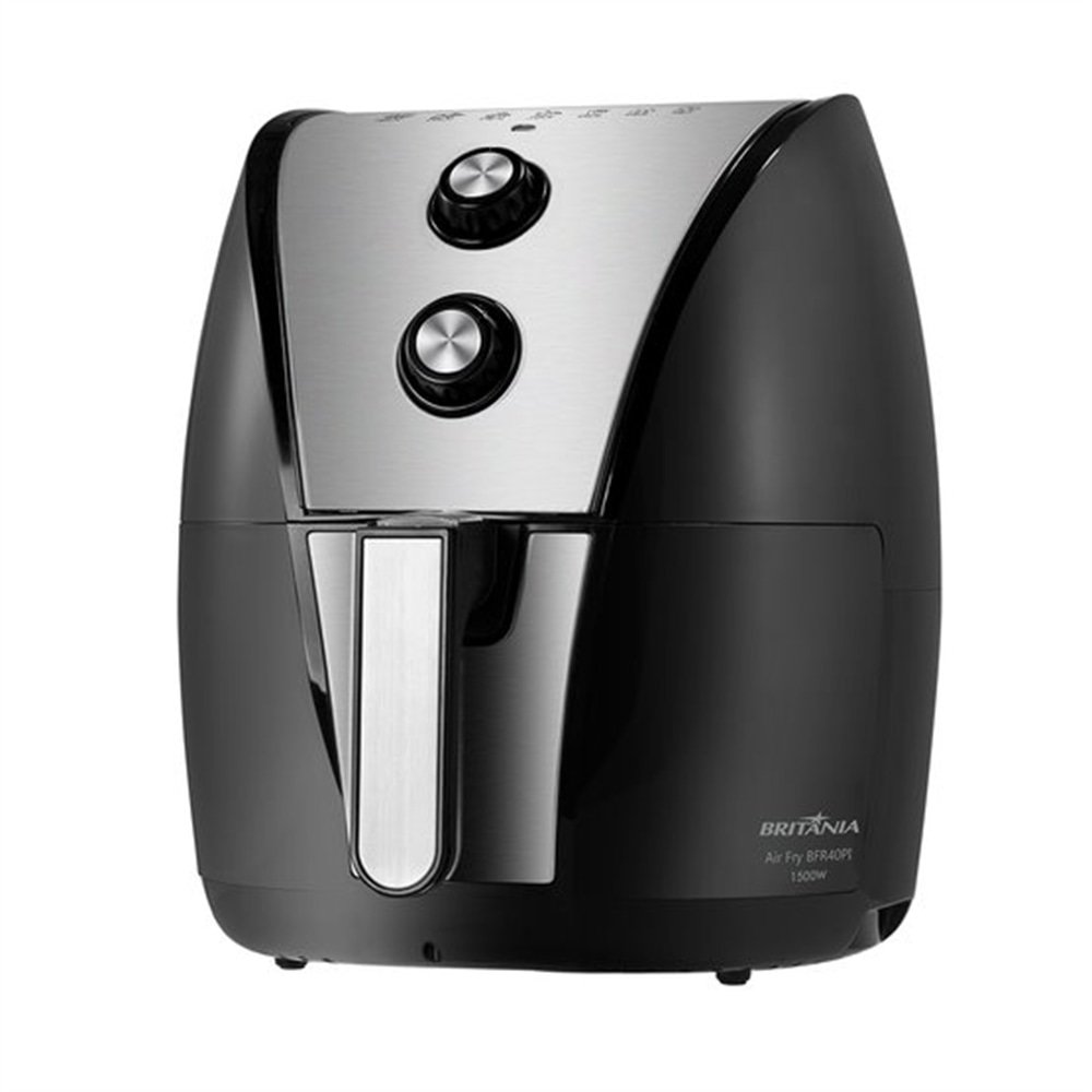 Fritadeira sem Óleo Britânia Air Fryer BFR40PI, 5 Litros, 1500W, Preto ...