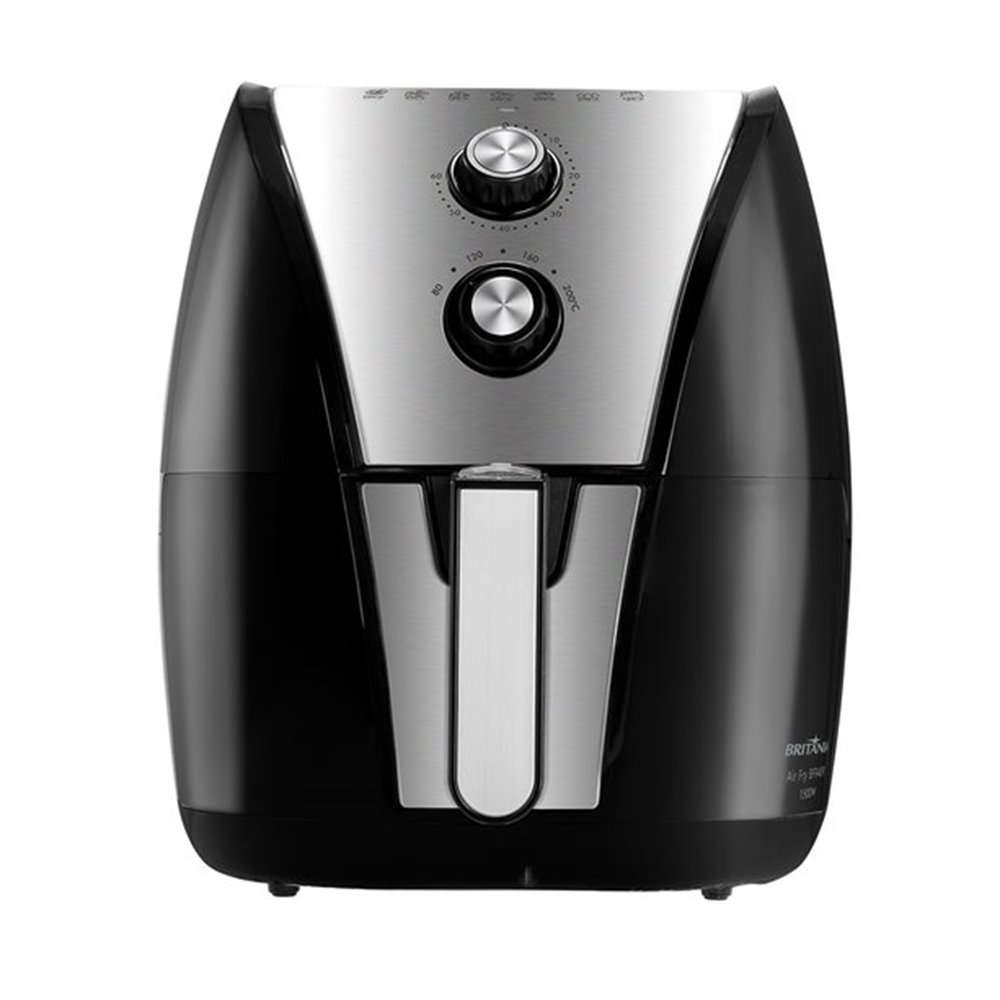 Fritadeira sem Óleo Britânia Air Fryer BFR40PI - 5 Litros, 1500W, Preto/Inox