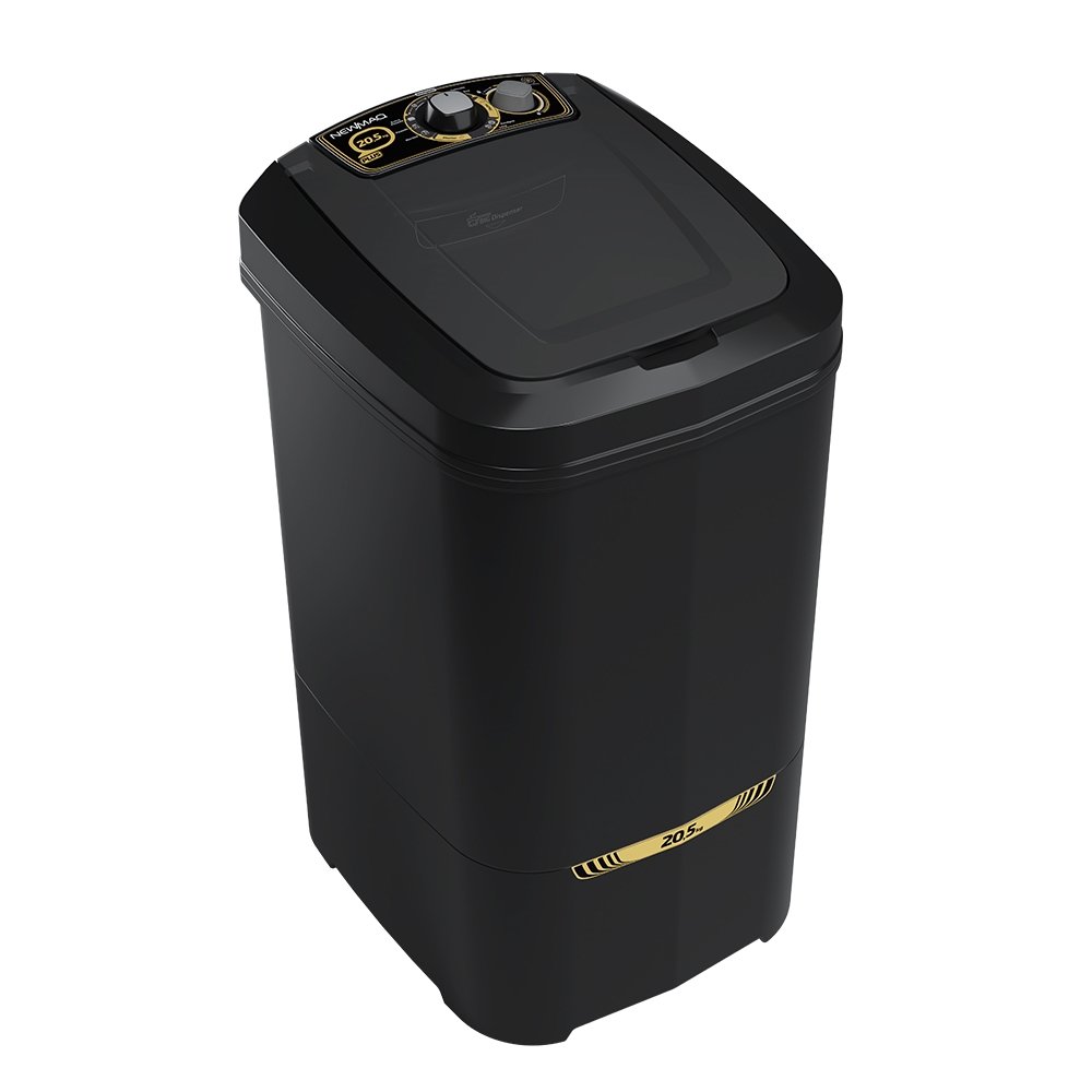 Tanquinho/Máquina de Lavar Roupas Semi-Automática 20,5Kg Newmaq Preta