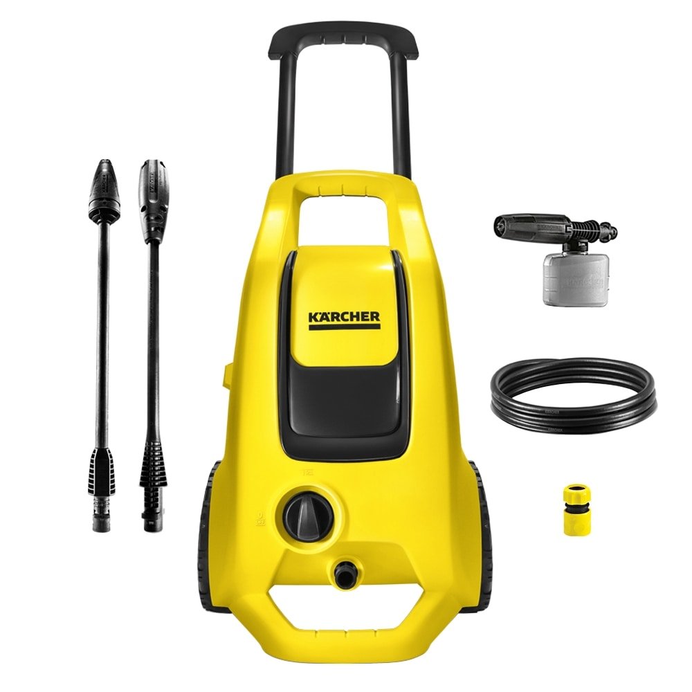Lavadora de Alta Pressão Karcher K3 Force Turbo - 1815PSI, 1500W, Amarelo/Preto