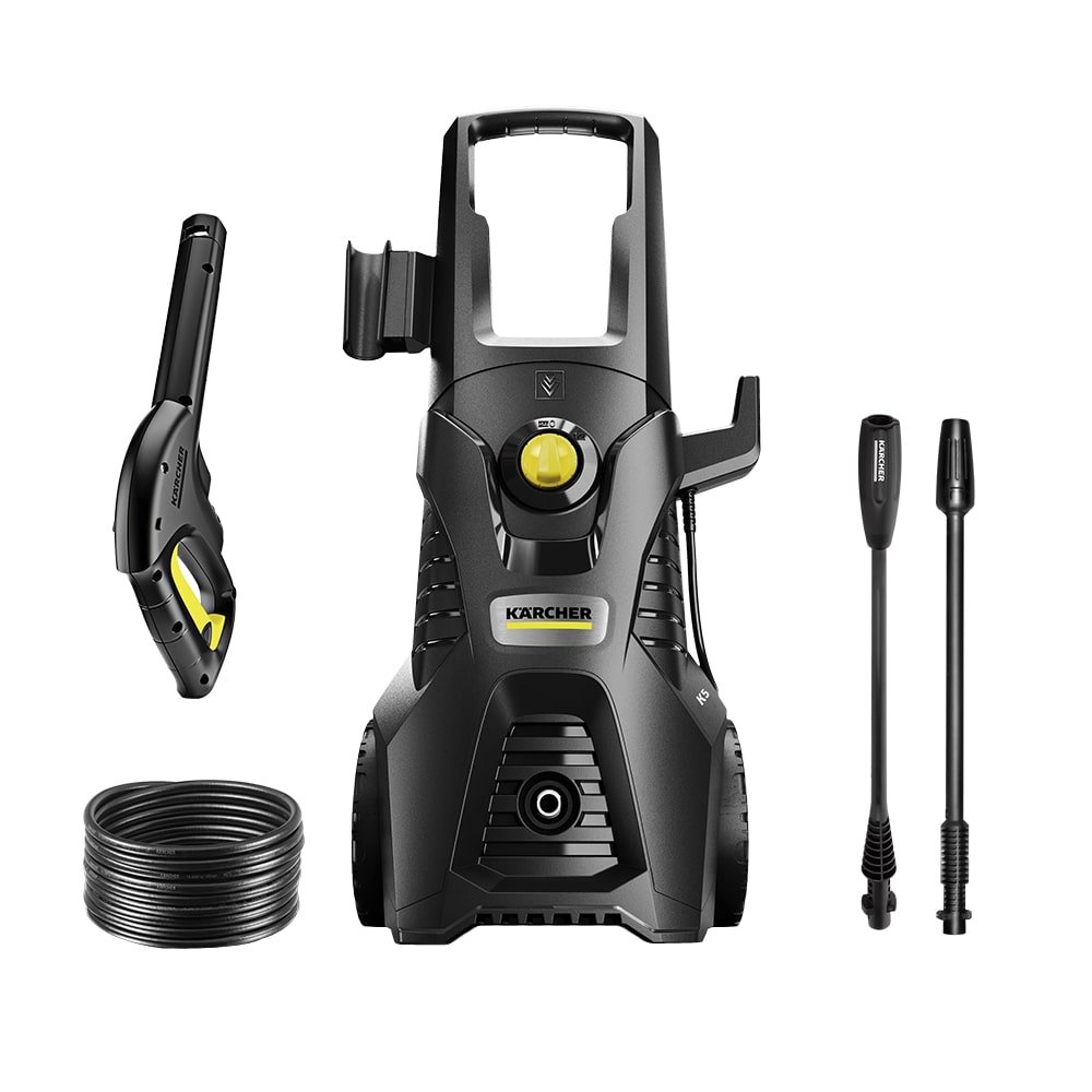 Lavadora de Alta Pressão Karcher K5 - 2100PSI, 1900W, Preto/Amarelo