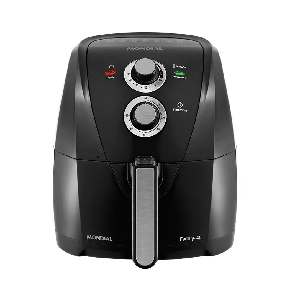 Fritadeira Air Fryer Mondial AFN-40-BFS - 4 Litros Preto