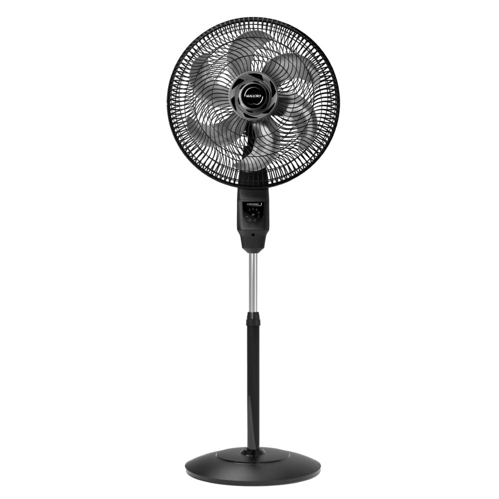 Ventilador Coluna Mallory Chronos 126W TS+ 6 Pás 40cm com 3 Velocidades Preto/Grafite