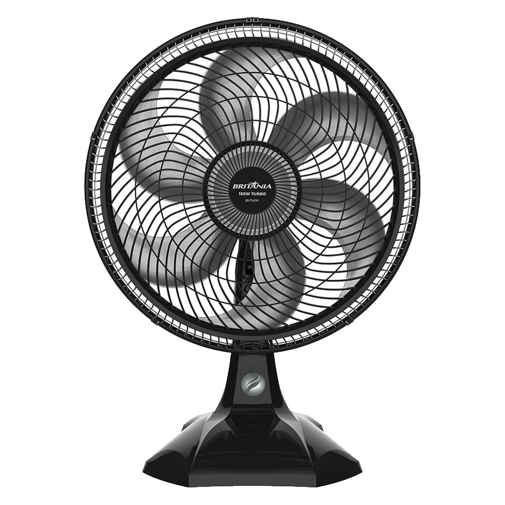 Ventilador de Mesa Britânia 40cm BVT400 150W Preto