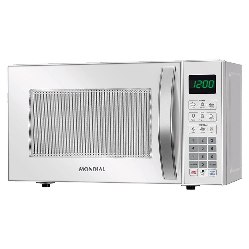 Micro-ondas Mondial 21 Litros MO-01-21-W - 1200W, Função Descongelar, Branco