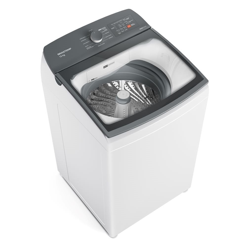Máquina de Lavar Roupas 15 Kg Brastemp BWF15 - 12 Programas, Ciclo Tira Manchas Advanced, Branco