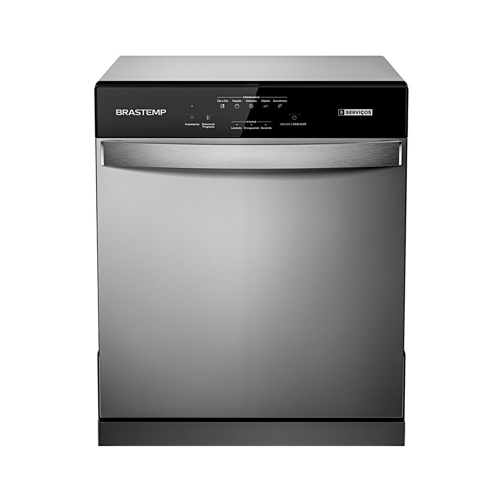 Lava-Louças 8 Serviços Brastemp BLF08BS Inox