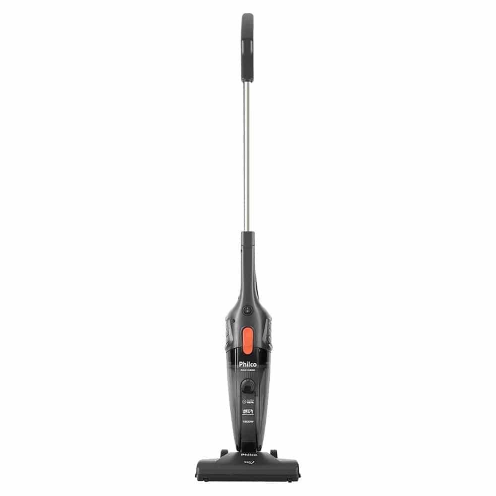 Aspirador de Pó Philco PAS1450C - 1300W, 2 em 1, Preto