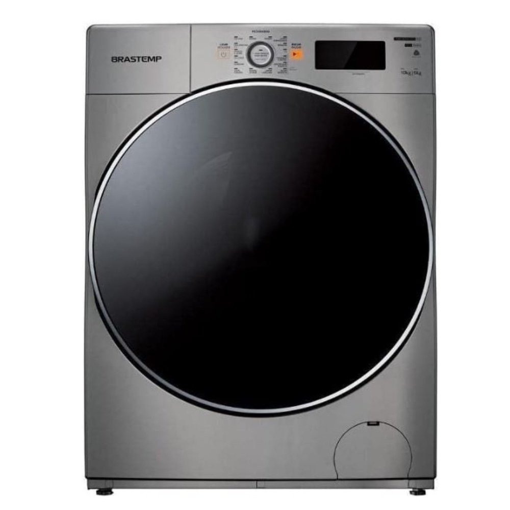 Lavadora e Secadora Brastemp 10 Kg BNQ10A - 17 Ciclos, Prata