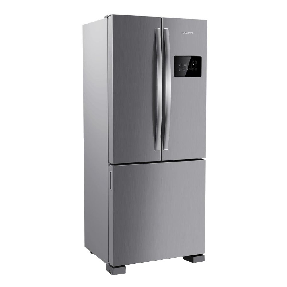 Geladeira/Refrigerador 3 Portas Brastemp 554L BRO85 - Frost Free, Inverse, Inox