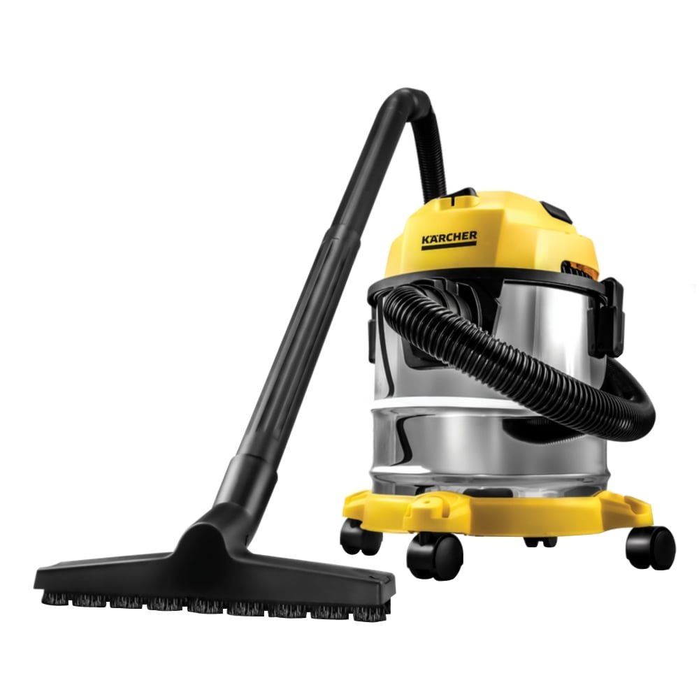 Aspirador Água e Pó Karcher WDL1S - 12 Litros, Amarelo