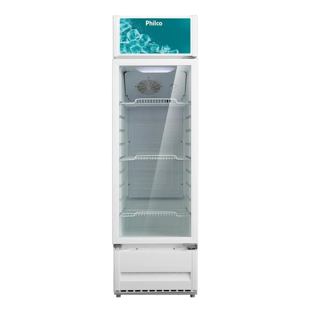 Expositor/Refrigerador Philco 309 Litros PRE319 - Vitrine, Porta de Vidro, Branco