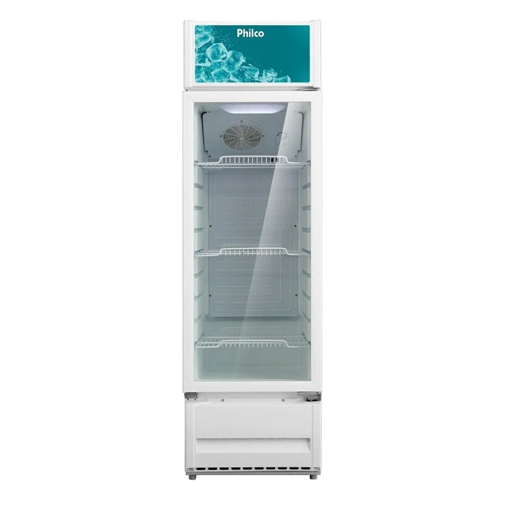 Expositor/Refrigerador Philco 211 Litros PRE221 - Vitrine, Porta Vidro, Branco