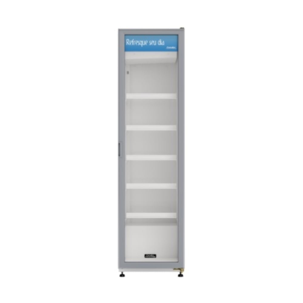 Geladeira/Refrigerador Esmaltec 300 Litros VV300 - Vitrine, SL, Porta Vidro, Branco, Cycle Defrost