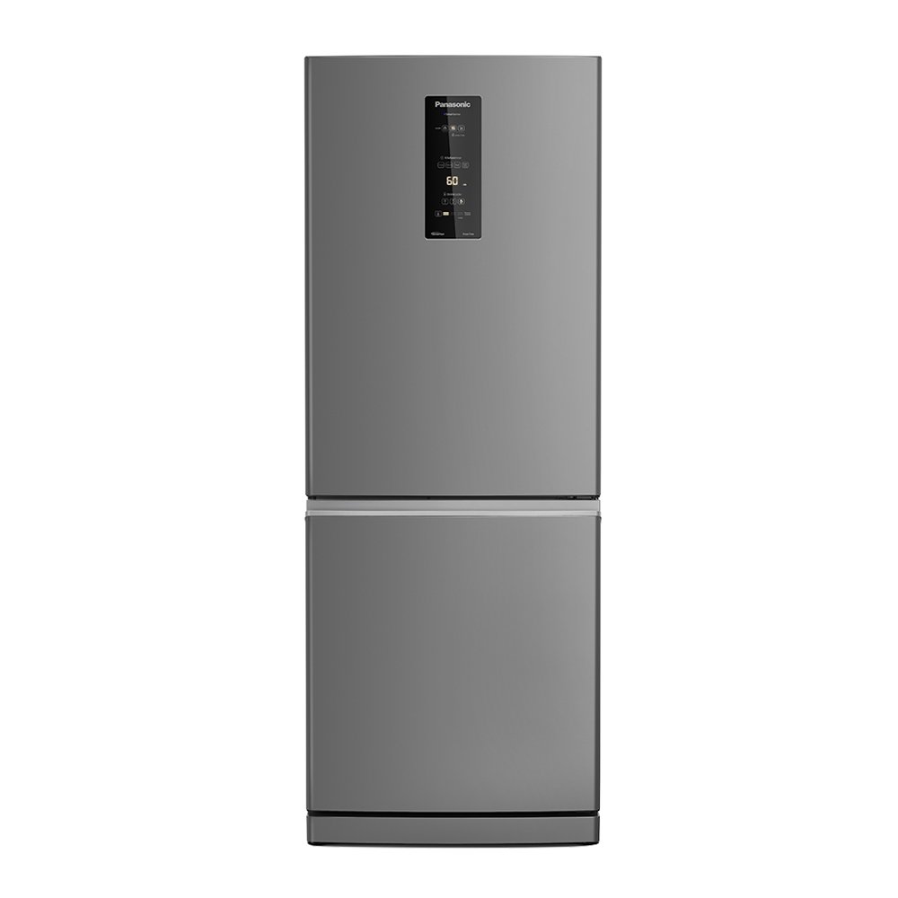 Refrigerador Panasonic 460 Litros BB64PV1X Frost Free A+++ - 2 Portas, Inverter, Aço Escovado