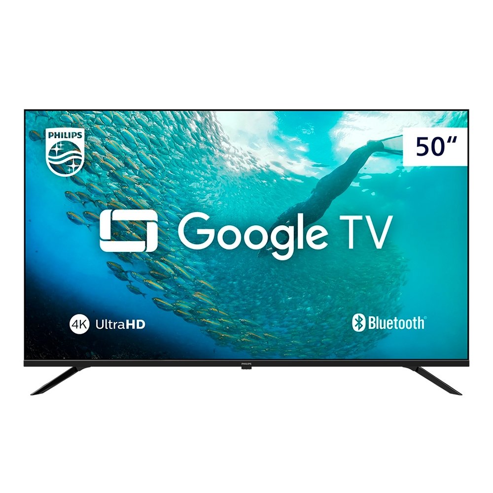 Smart TV LCD LED 50" Philips 50PUG7019/78 4K UHD - Quad Core, com Wi-Fi, Bluetooth, 3 HDMI, 2 USB