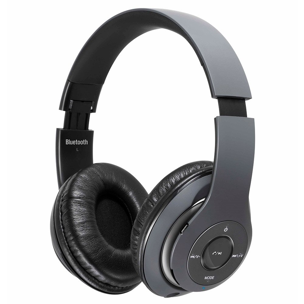 Fone de Ouvido Mondial HP-03, Conexão sem Fio, Microfone, Alças Ajustáveis,  Wireless Sound, Grafite | eFácil