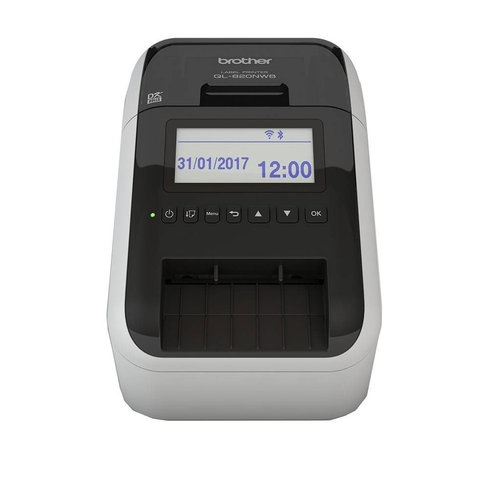 Impressora Brother QL820NWB, Térmica, Preto/Vermelho, WiFi, USB