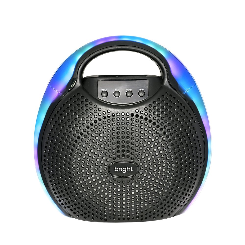 Caixa Amplificada Bright C11 Color Drip, 100W, Bluetooth/Fm/USB/SD, Preto