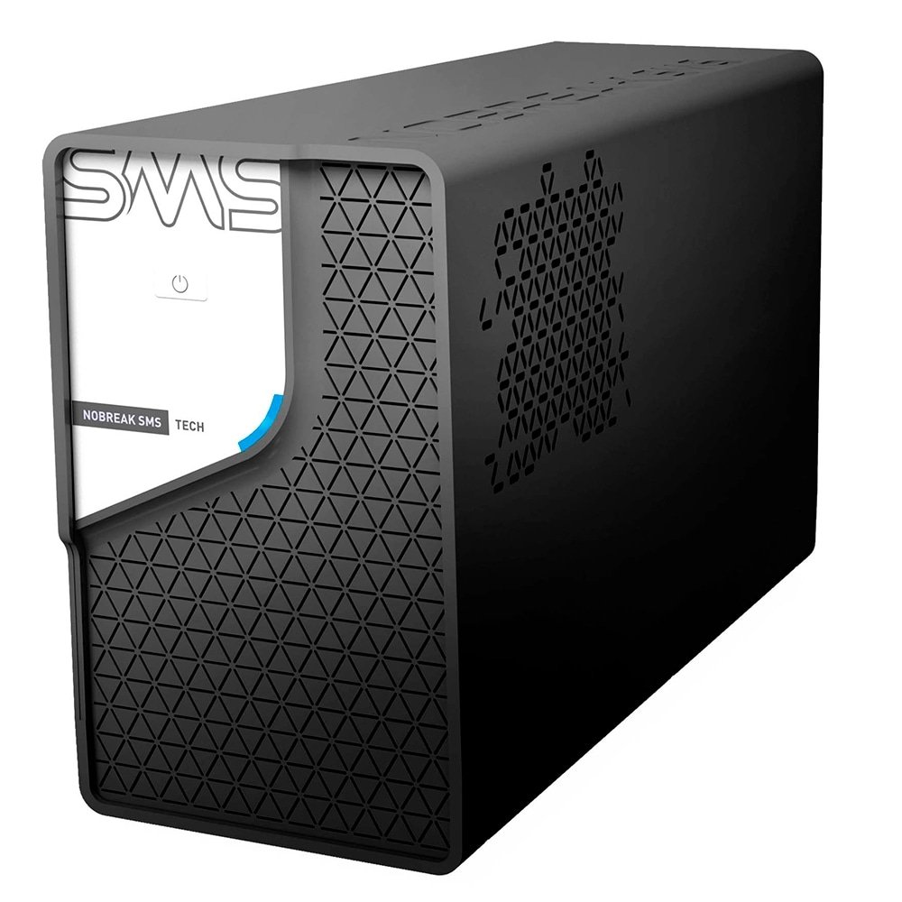 Nobreak SMS Tech 700VA Entrada Bivolt Saída 115V 6 Tomadas 10A