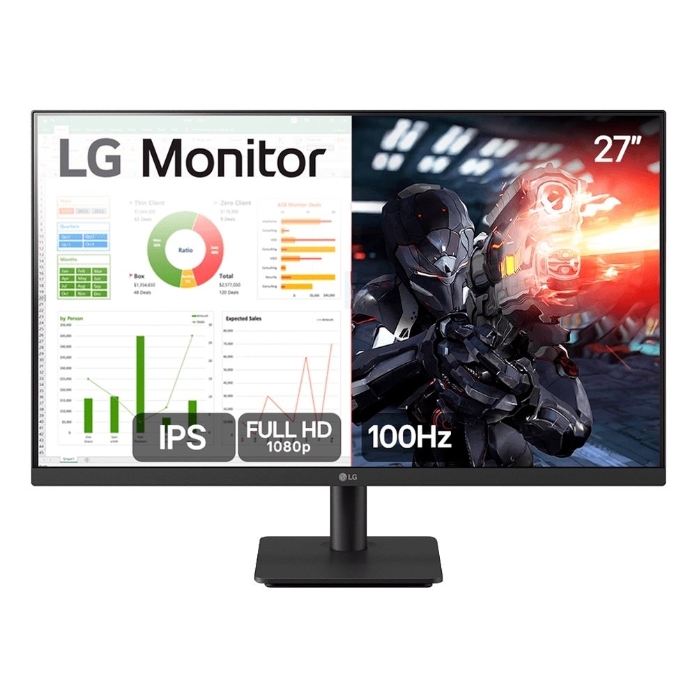 Monitor Led 27" PC Gamer LG 27MS500 - Full HD, IPS, Com 2 HDMI, 100Hz