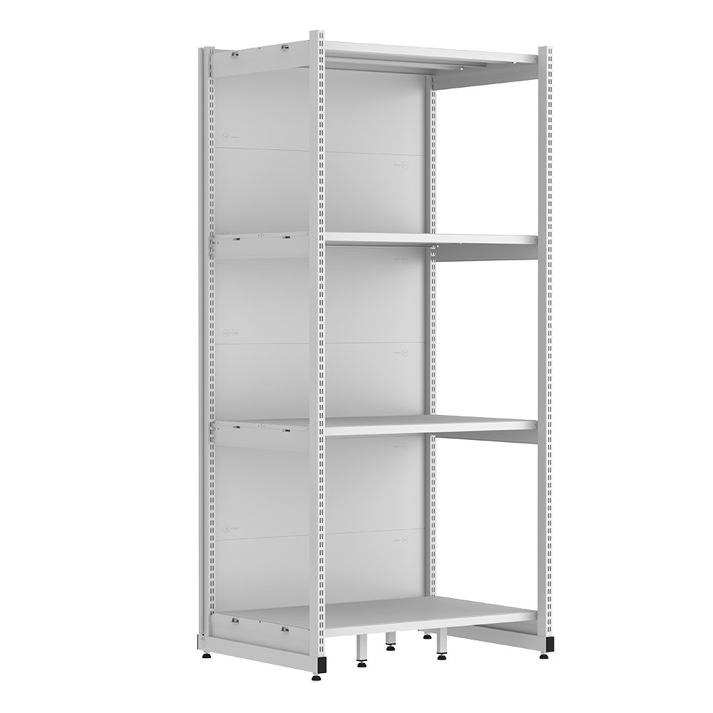 Rack Amapá Fit 60 Inicial 2,02x0,90x0,60 com 4 Bandejas Branco