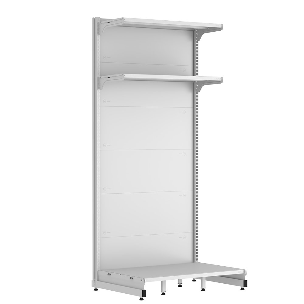 Rack Amapá Cereais Fit 60 Inicial 2,02x0,90x0,35 com 3 Bandejas Branco