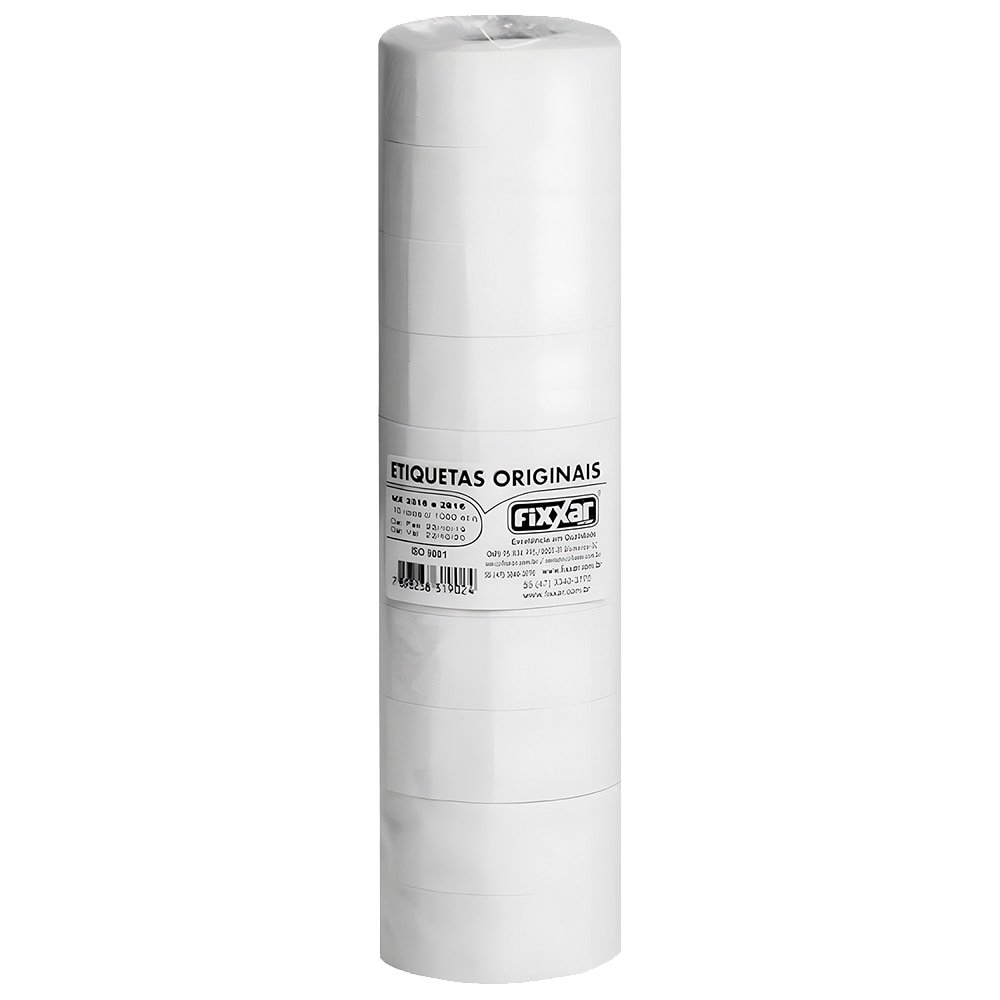 Etiqueta Adesiva Fixxar MX2316 New - 10 Rolos com 1000 Etiquetas
