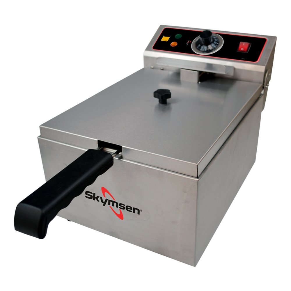 Fritadeira Elétrica Skymsen FE10 - 1 Cuba em Aço, 5 Litros, Inox, 220V