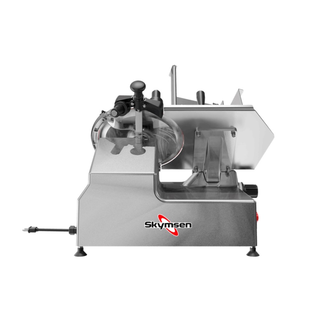 Cortador De Frios Skymsen FA300 - Inox, Lâmina 300mm, Automático, 220V