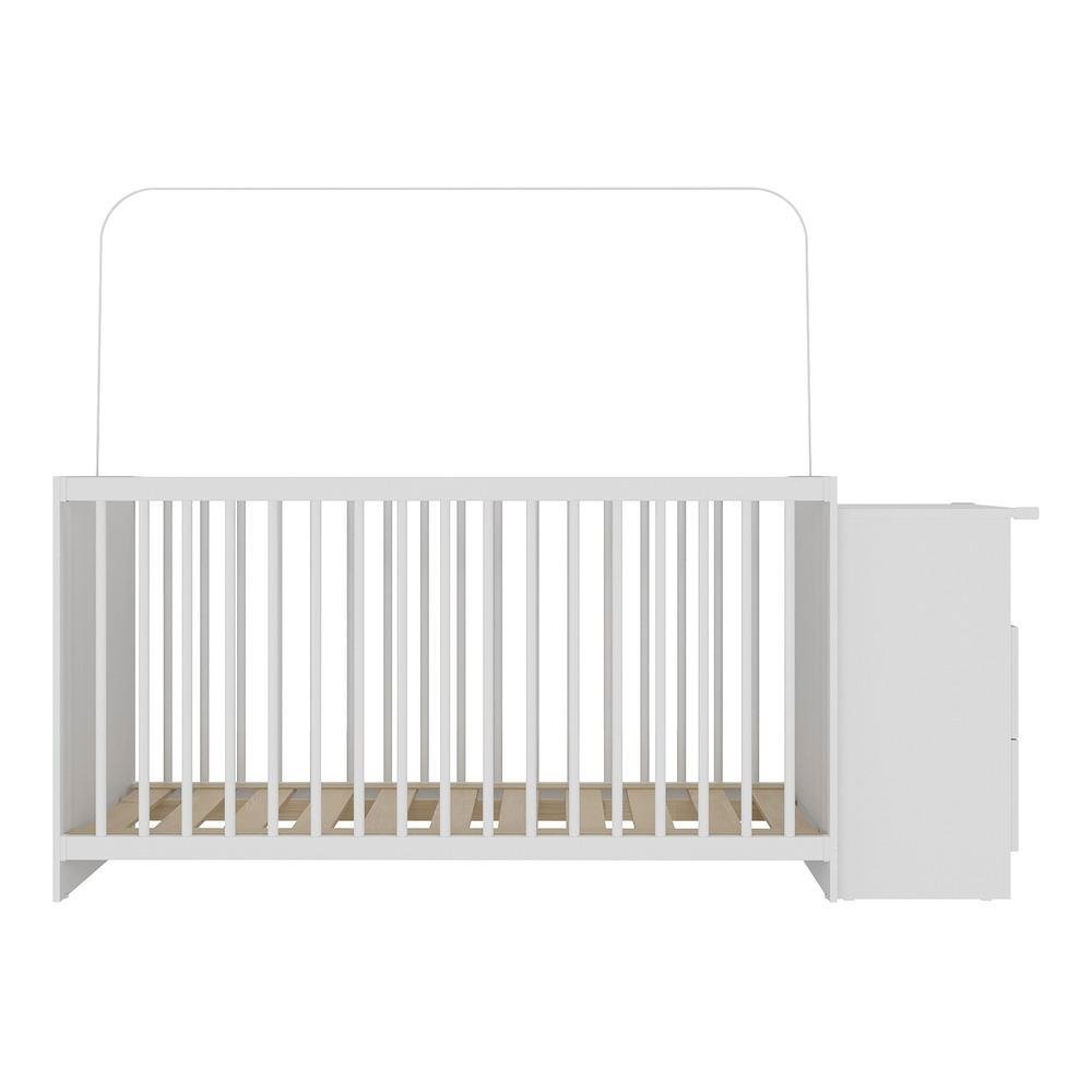 Berco Comoda para Colchao 60 x 130 cm Meu Bebe Multimoveis Branco