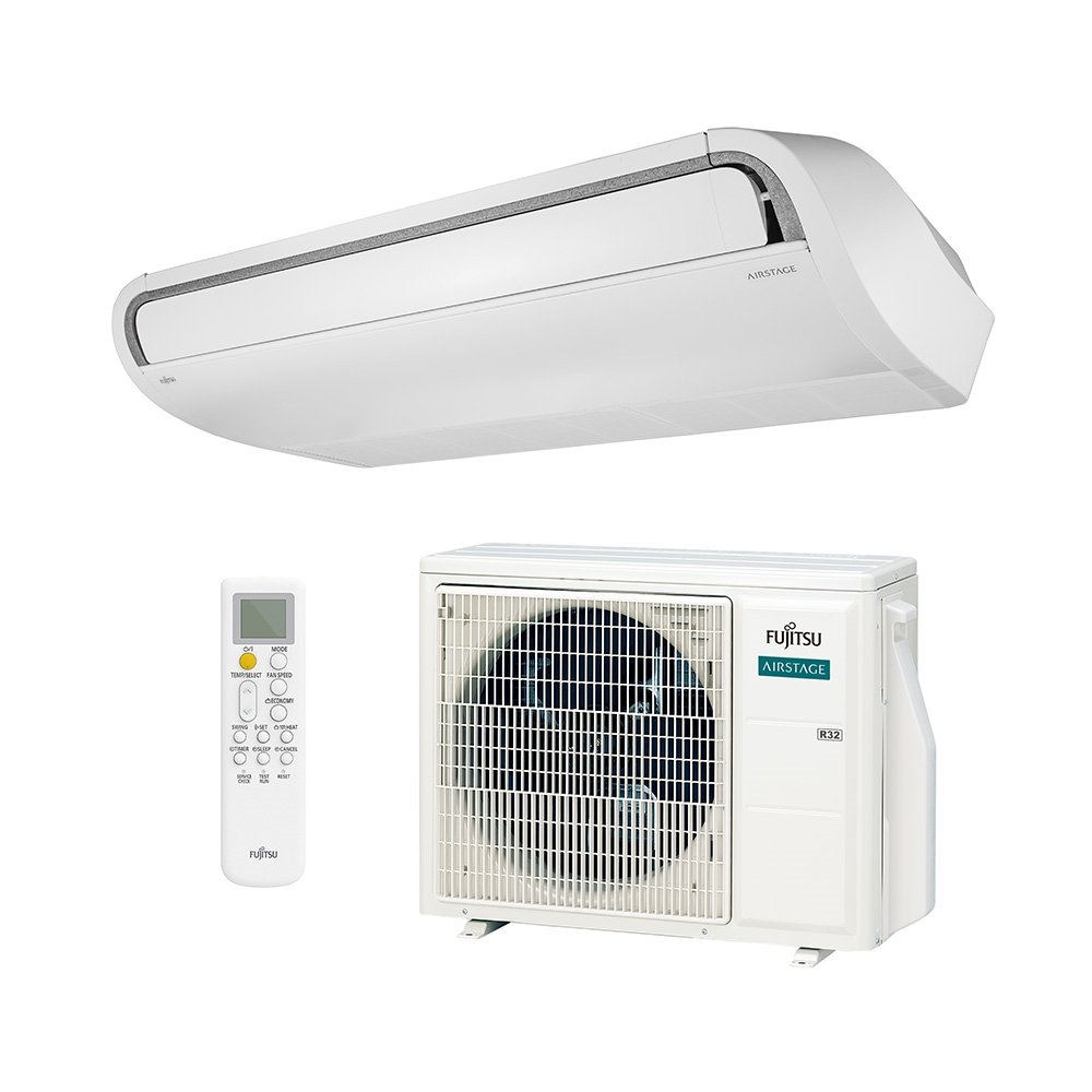Ar Condicionado Split Teto - Inverter R-32 - Fujitsu Airstage - 18.000 BTUs - Quente/Frio