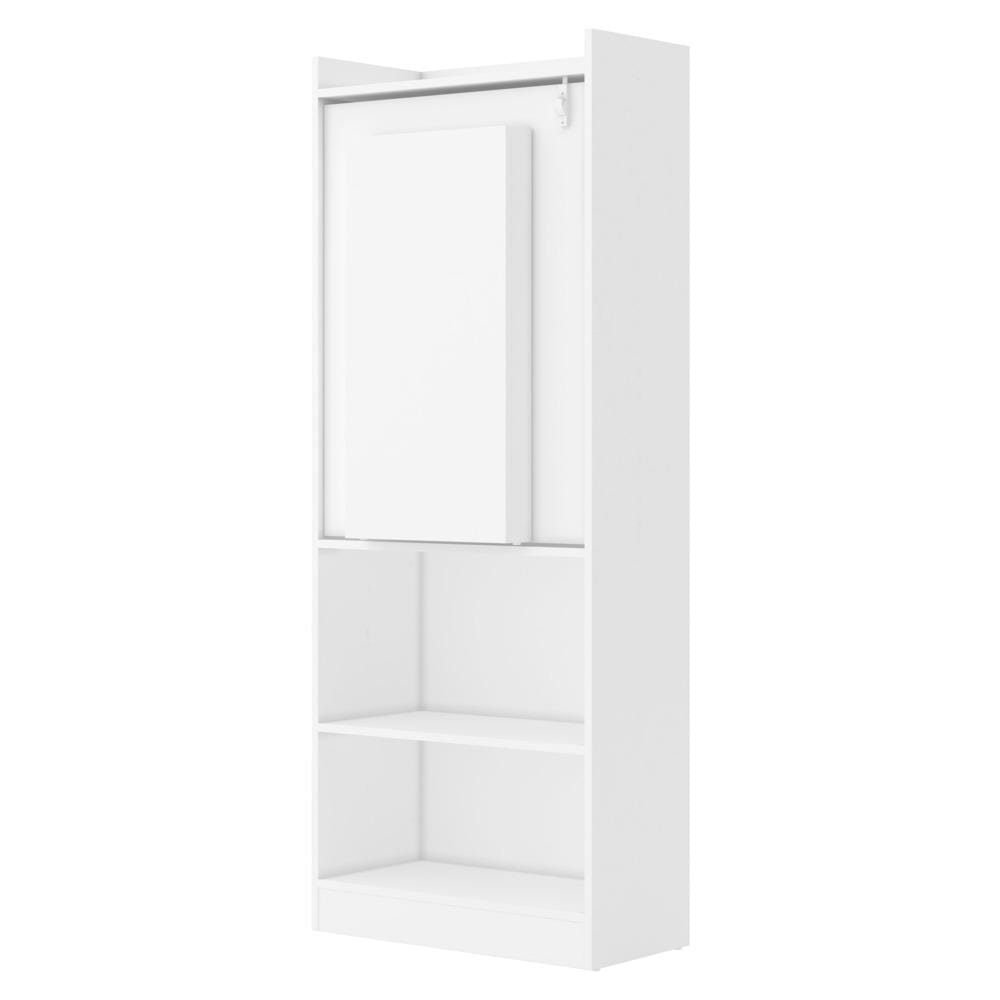 Armario multifuncional/multiuso com prateleiras e mesa retratil com organizador Multimovei