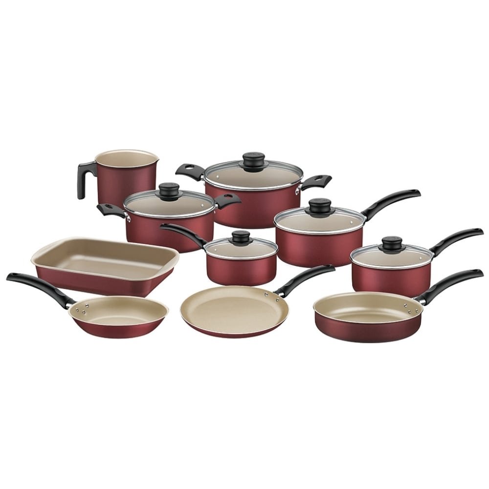 Jogo de panelas tramontina antiaderente de alumínio vermelho 10 peças Jogo De Panelas Tramontina Antiaderente De Aluminio Vermelho 7 Pecas Turim 20298 721 Jogo De Panelas Magazine Luiza
