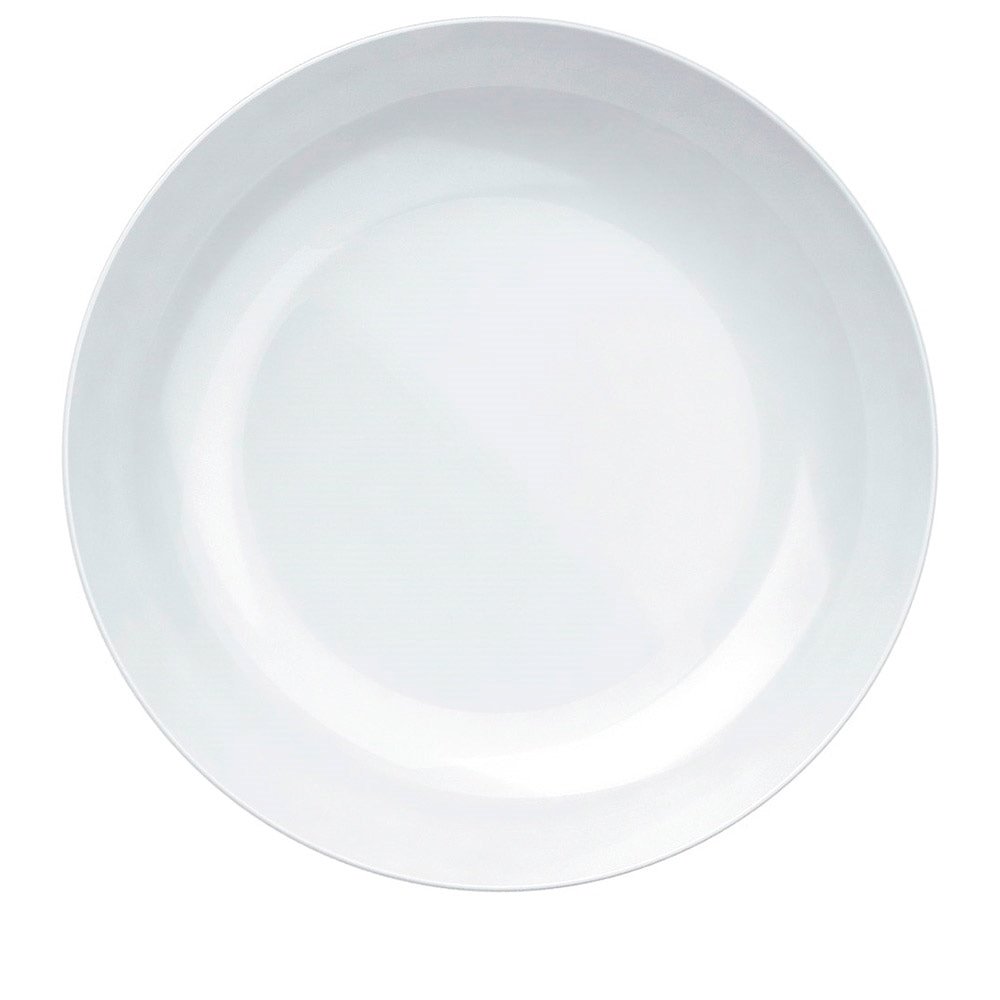 Conjunto de Pratos Fundos Nadir Opaline Blanc 24 Peças