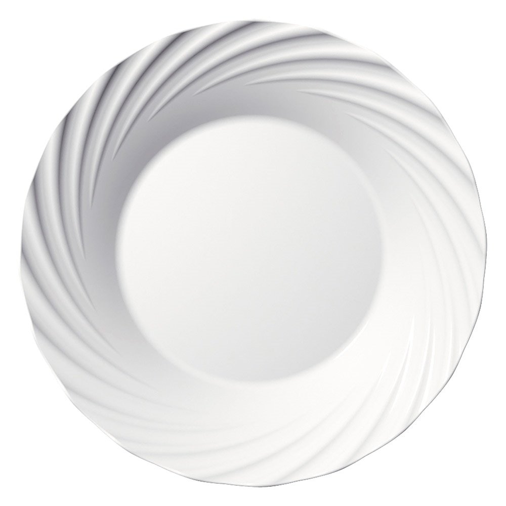 Conjunto de Pratos Fundos Duralex Opaline Jasmim 24 peças