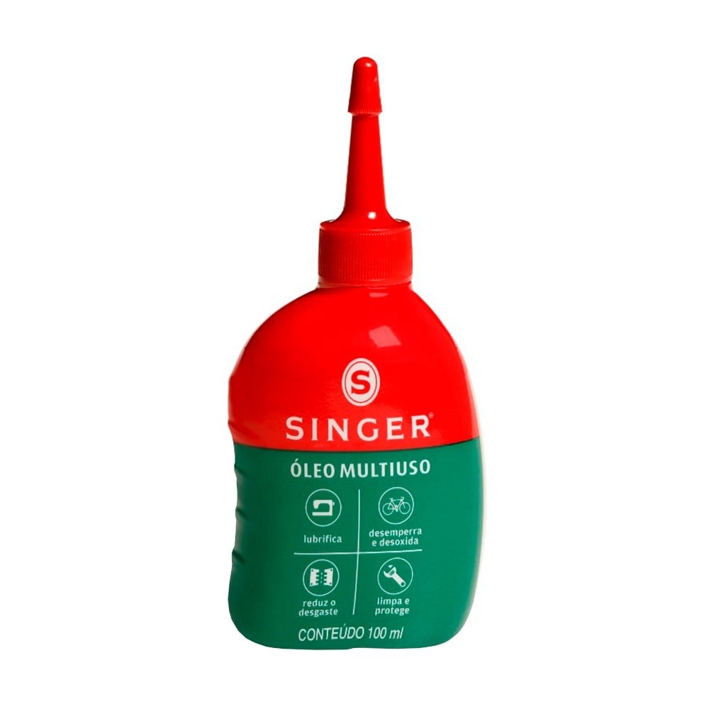 Óleo Singer Multiuso Para Máquina 100ml - Embalagem com 6 Unidades