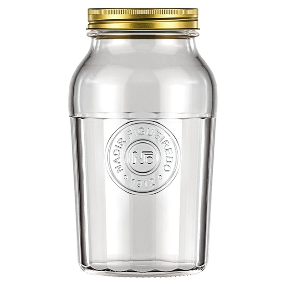 Pote Americano Vintage com Tampa Grande 1,5L Embalagem com 6 Unidades