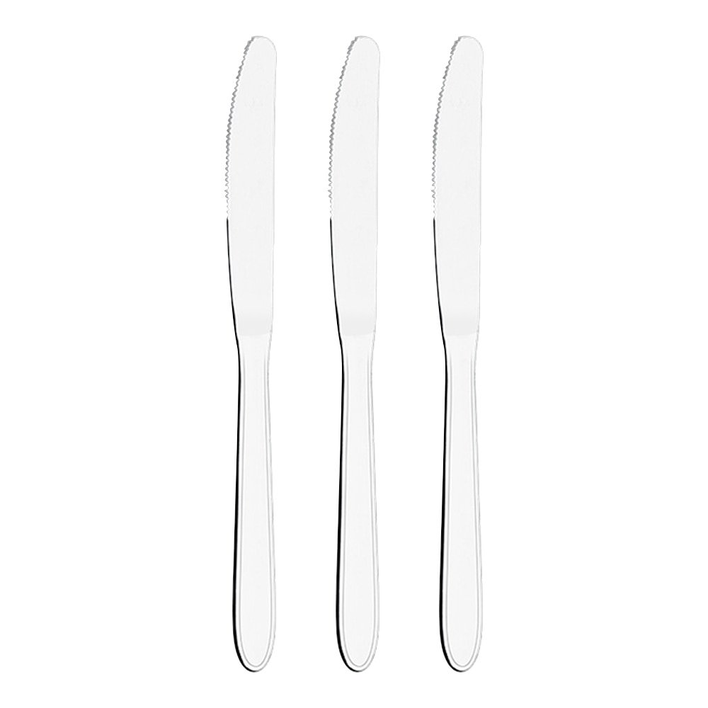 Faca de Sobremesa Brinox Turim, Aço Inox, 12 Peças
