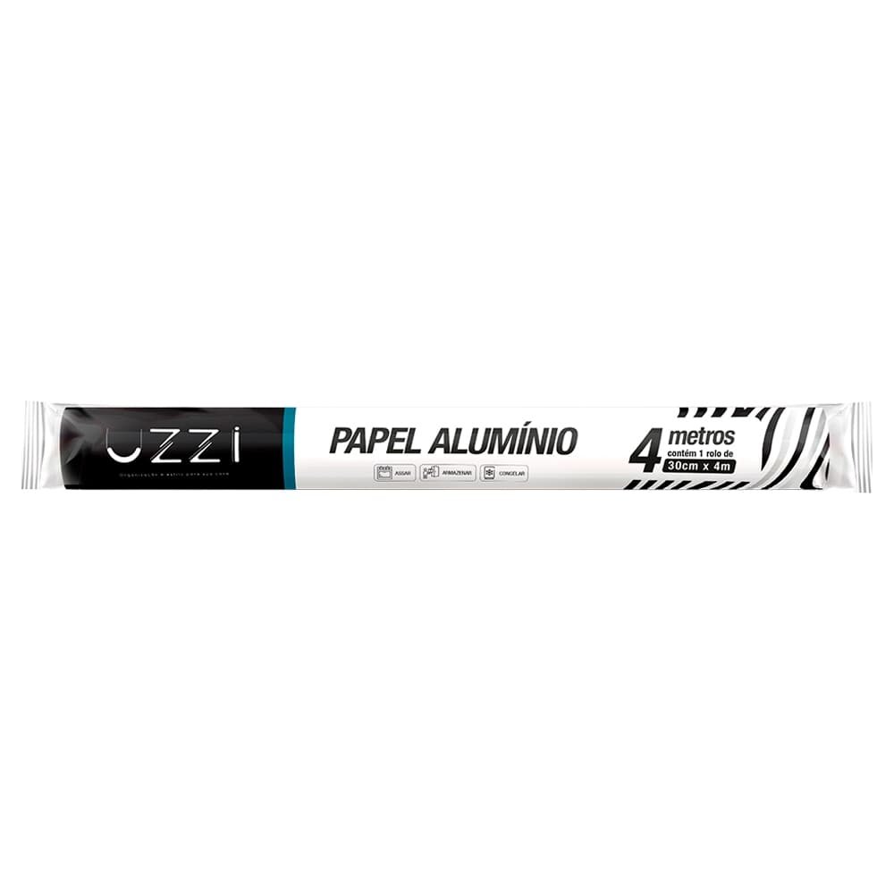 Papel Alumínio Uzzi 30cmx4m