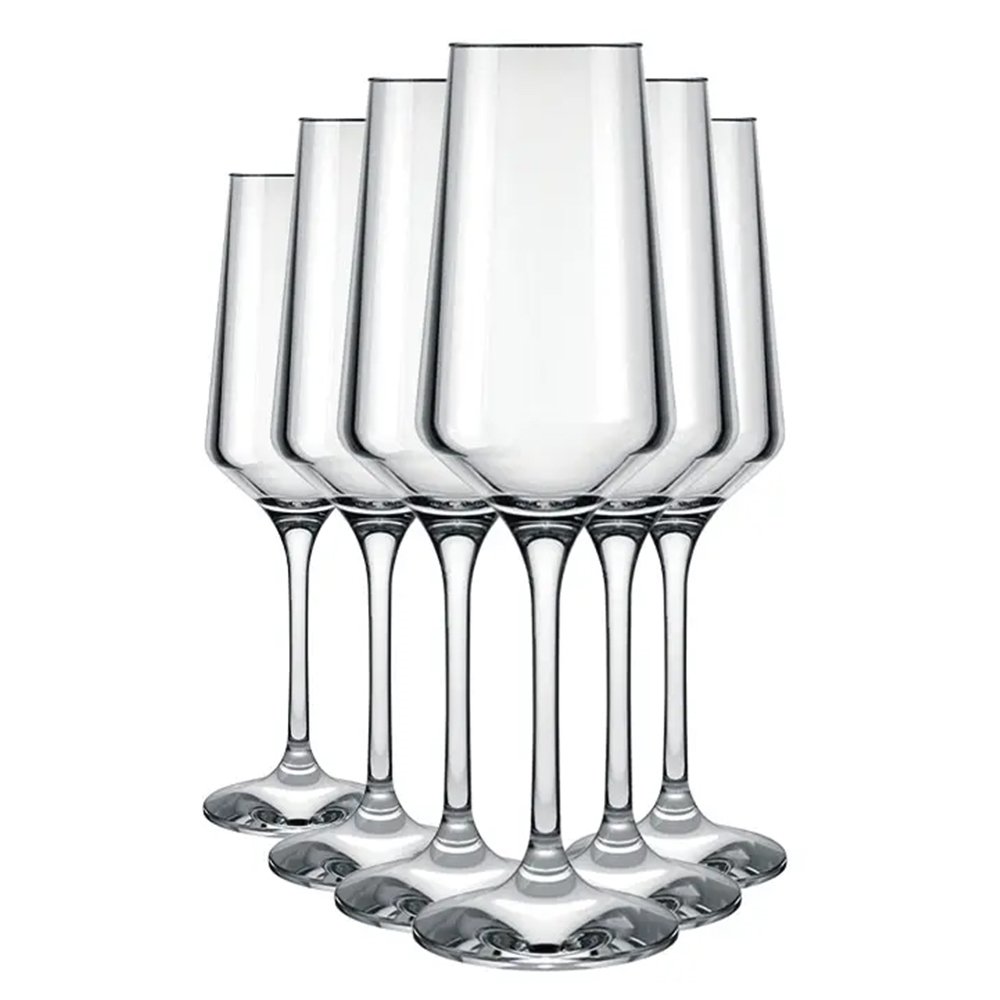 Conjunto de Taça Nadir Brunello Champanhe 7831 225ml - Embalagem com 12 Peças