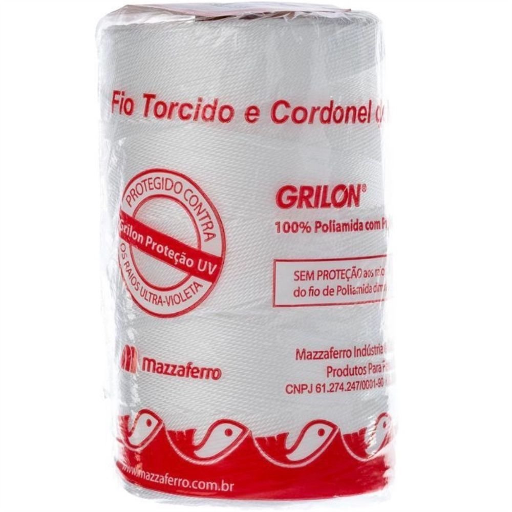 Fio de Nylon Torcido Grillon 210/016 para Redes 414m 200g