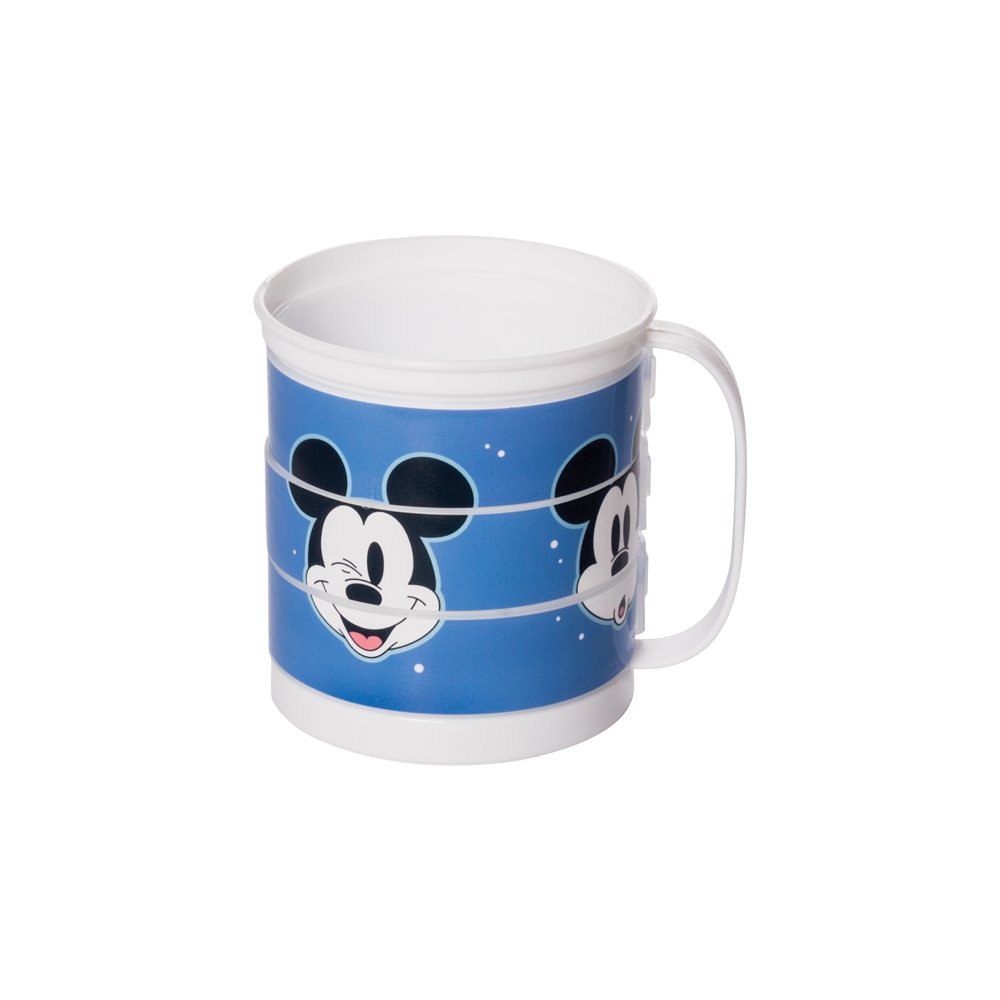 Caneca Giratória Plasútil Mickey 360ml - Embalagem com 12 Unidades