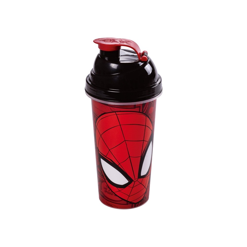 Shakeira Plasútil Homem Aranha 580ml - Embalagem com 14 Unidades