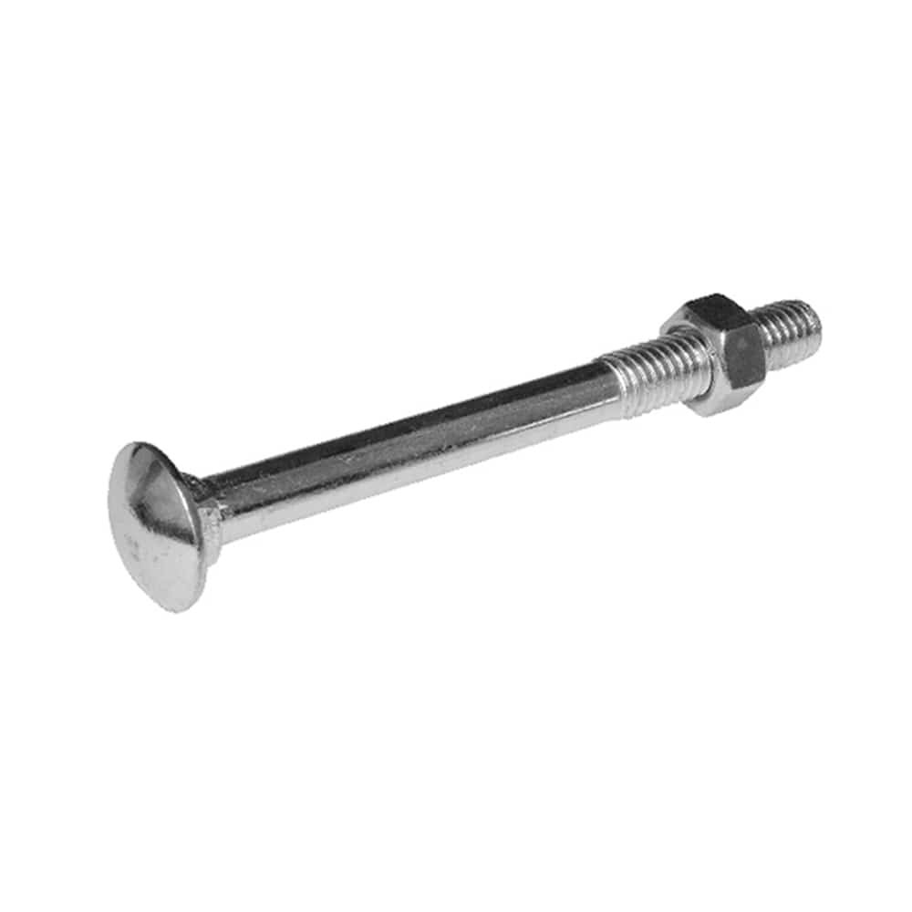 Parafuso Frances Jomarca Unc Com Porca 3/8X2 Zincado - Embalagem com 100 Unidades
