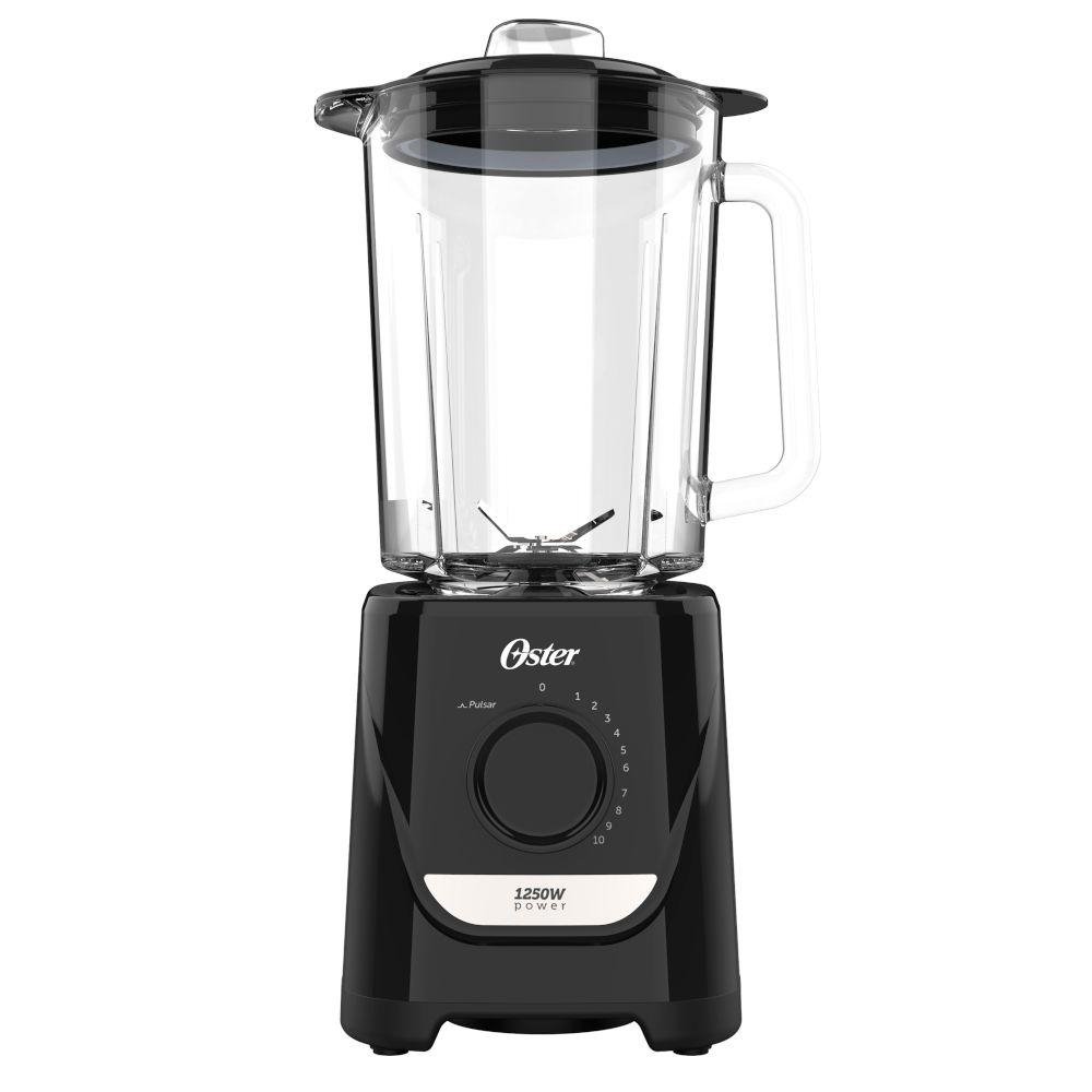 Liquidificador Oster Jarra de Vidro 2,2 Litros Preto 1250W 220V OLIQ520-220