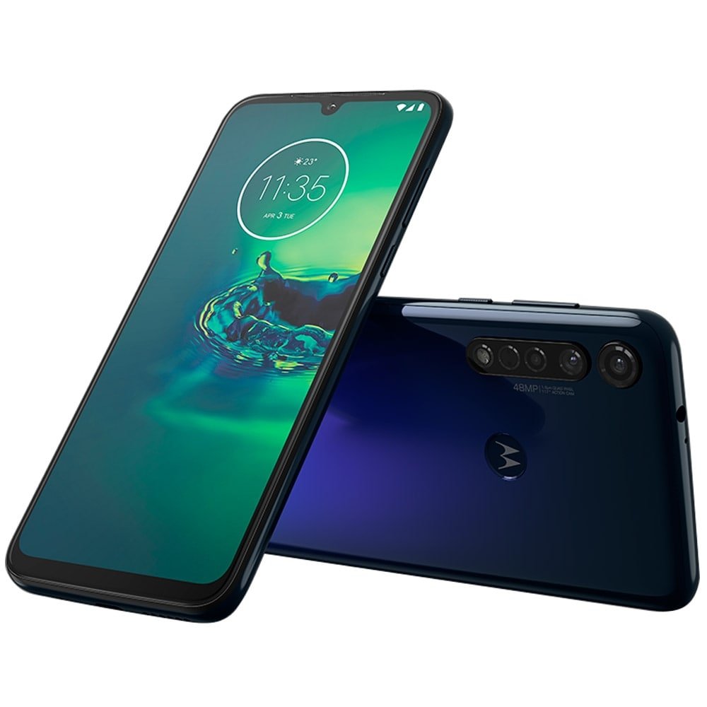 Smartphone Motorola Moto G8 Plus, Azul, Dual Chip, Tela 6,3", 4G+WiFi